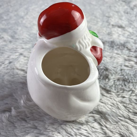 VINTAGE Lego Santa Vase Toy Sack Small Planter Succulent Pen Holder Christmas - Picture 4 of 10